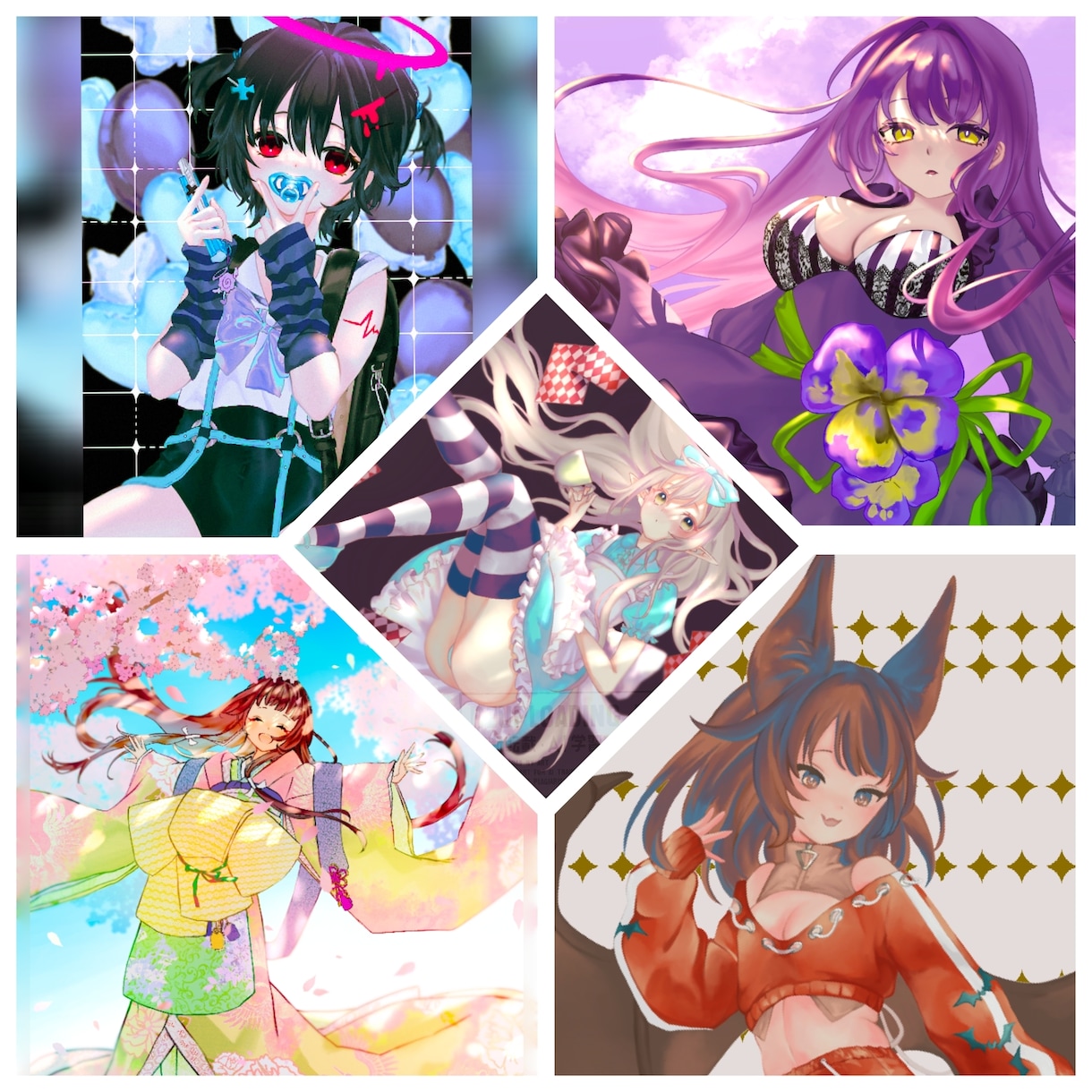ASMRのサムネにも！可愛いキャラをお届けします 1枚絵から立ち絵やお手頃価格でご案内しております✨ イメージ1