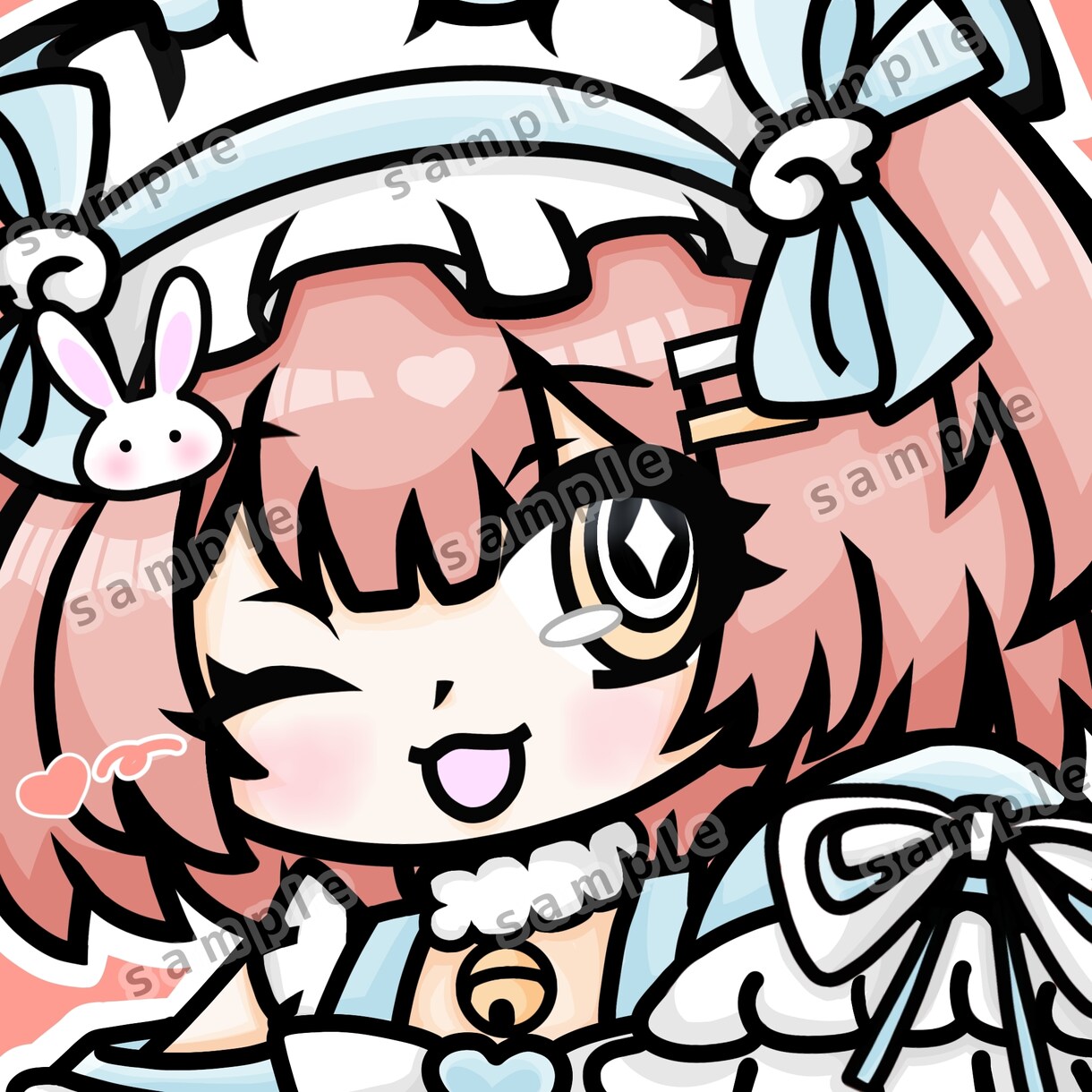 ポップでキュートなアイコン作成します 一瞬で釘付け！かわいいミニキャラアイコン作成！ イメージ9