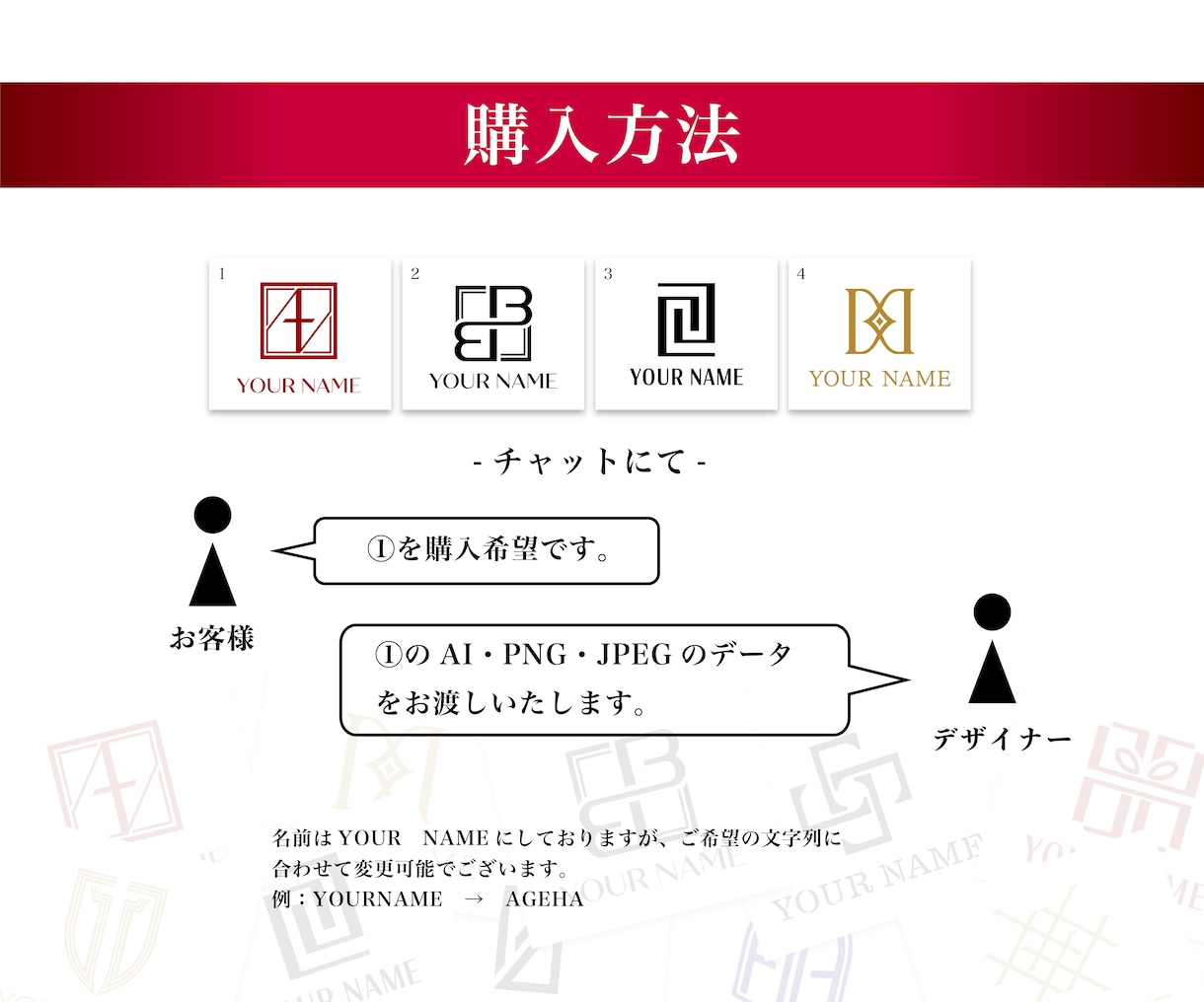 低価格・短納期でアルファベットのロゴを販売します 企業や店舗などのロゴがすぐに必要な方必見です！！！ イメージ2
