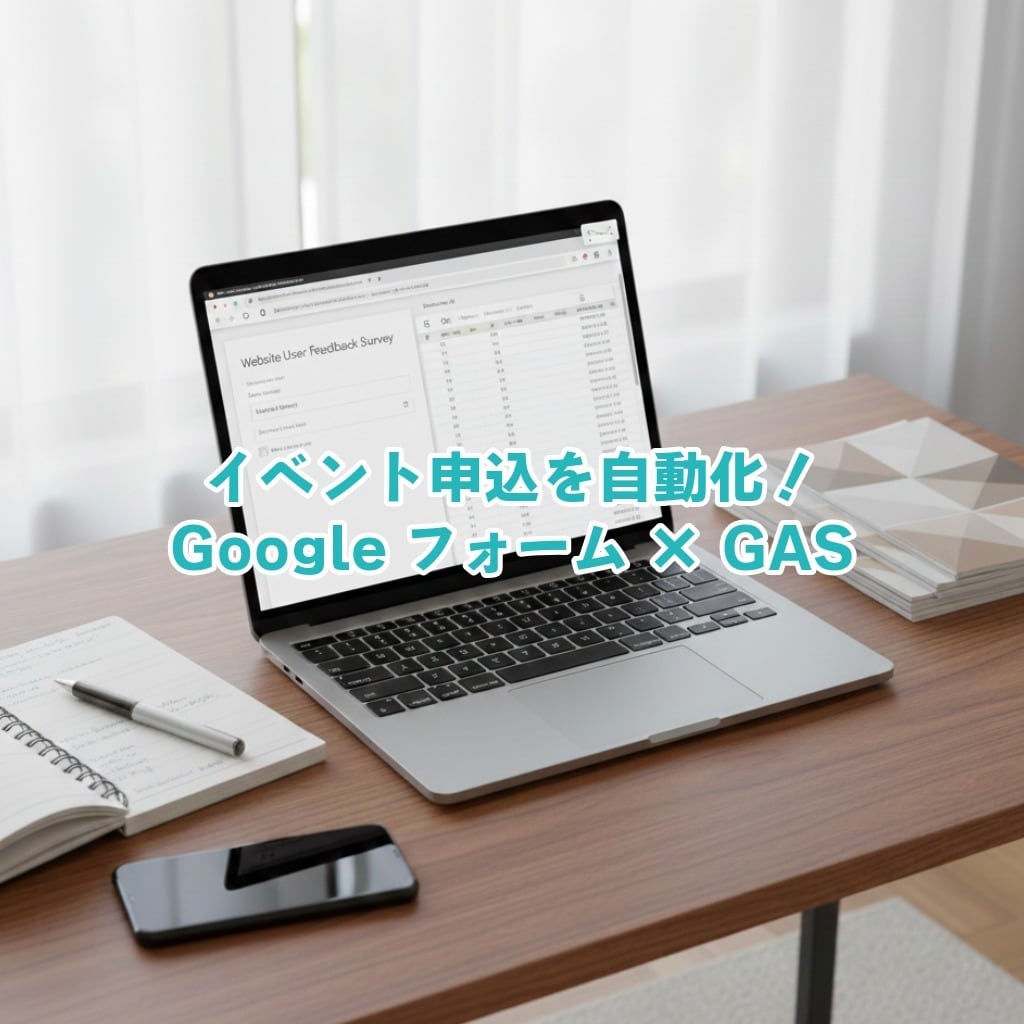 イベントや大会運営のフォームでの管理を自動化します 大会運営を楽に！自動返信と管理をGASで効率化します イメージ1