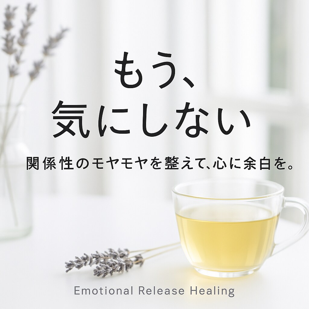 トラブル原因となる相手との関係を気にならなくします 人間関係の悩みを軽やかに気になる相手を手放します イメージ3