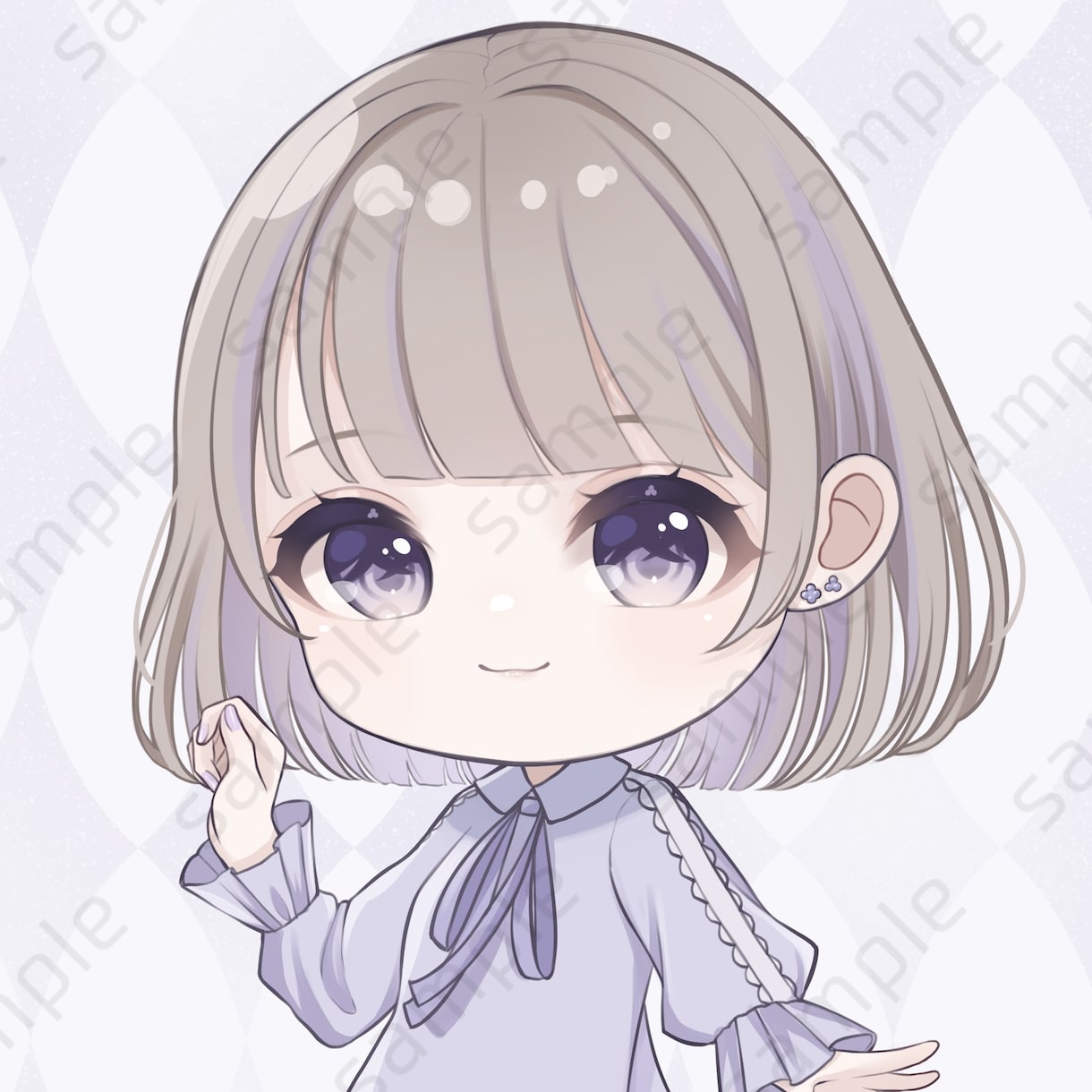 かわいいデフォルメキャラのイラスト描きます ふわふわした淡い色合いの絵を描きます！ イメージ2