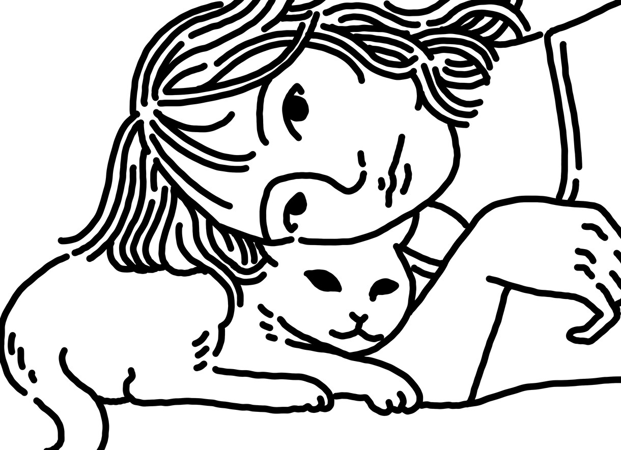 写りがイマイチ…でも思い出の写真をイラストにします 写真をシンプルなイラストにするサービスです イメージ4