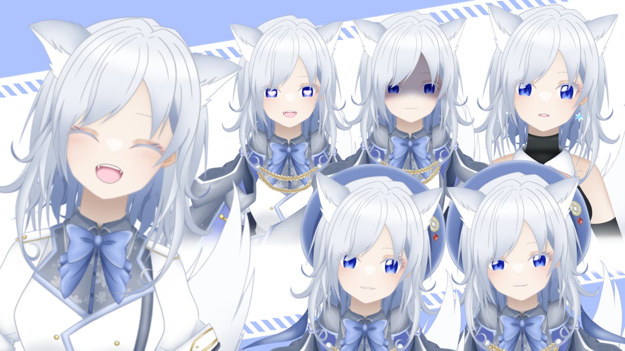 企業並みのLive2Dモデリングします デビューまで徹底サポート！ゲーム配信で映えるモデルを！ イメージ1