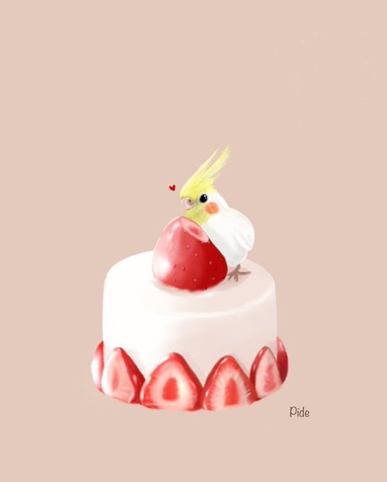 商用利用ok！絵本のような動物、スイーツ描きます ぴでがふんわりとした雰囲気のイラスト描きます！ イメージ3