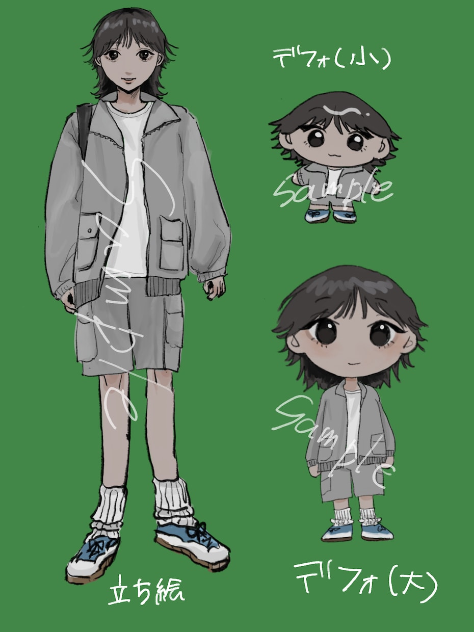 既存orおまかせキャラデザ、立ち絵・デフォ描きます 既存キャラから新規キャラまで！イラスト作成お任せ下さい！ イメージ4
