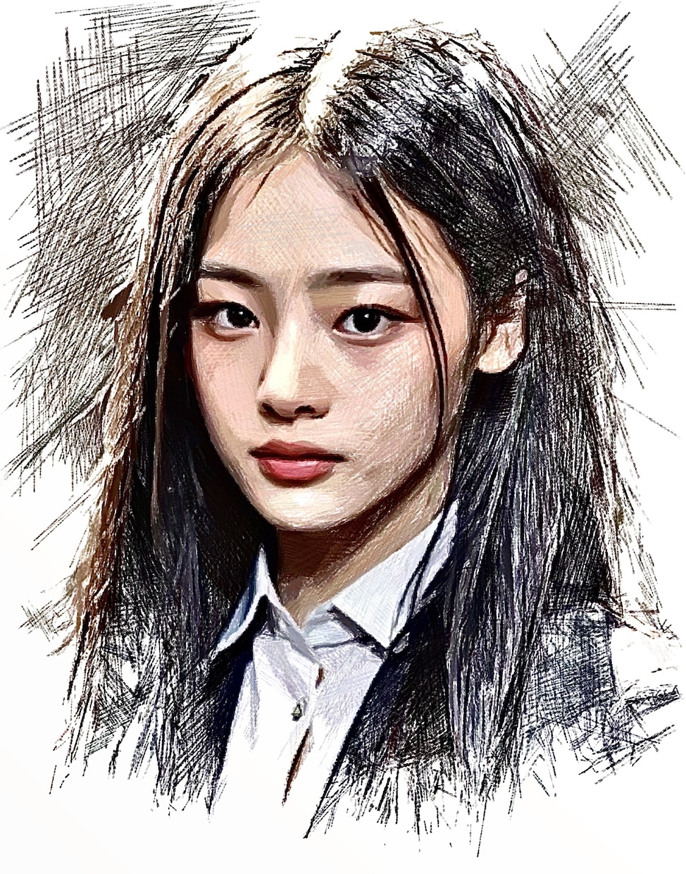 写真に忠実で優しいタッチの肖像画を描きます インスタフォロワー20万人超えのアーティストが直接お取引き！ イメージ4