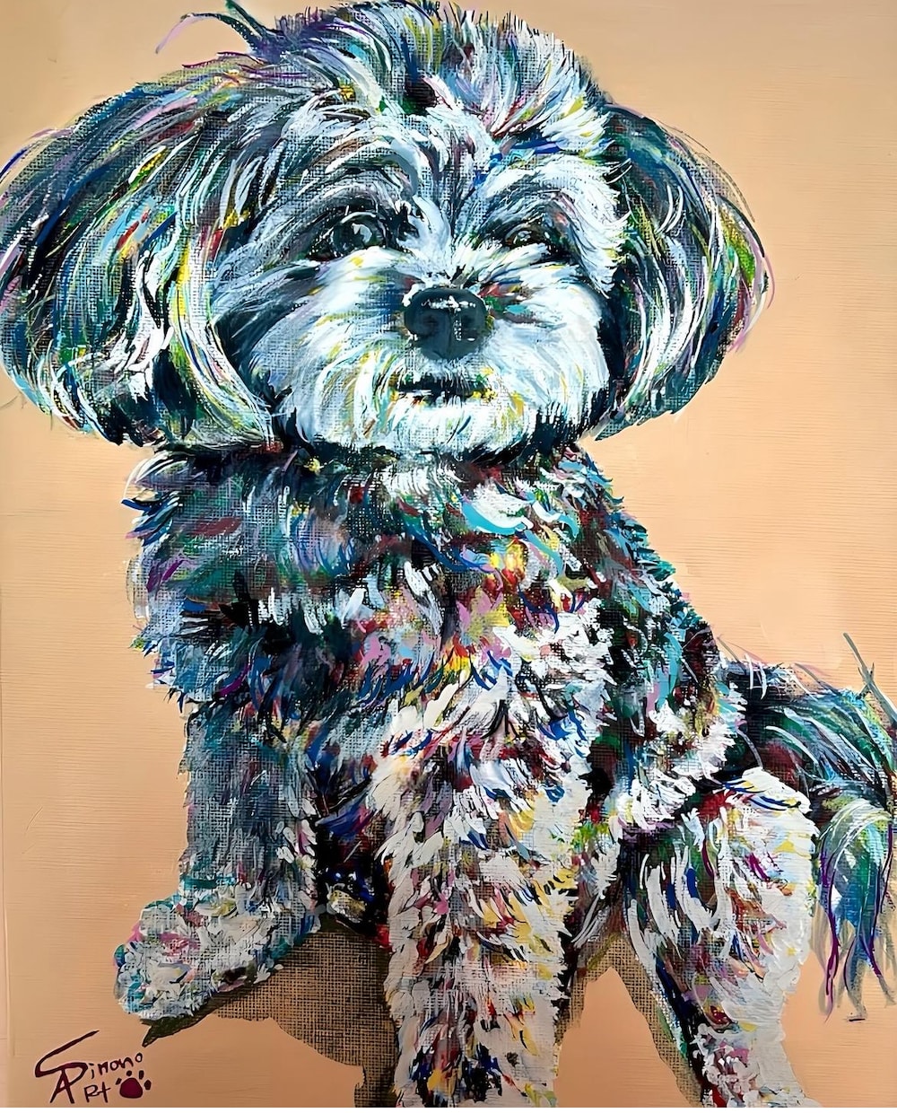 ペット似顔絵描きます 大切なペットを色鮮やかに世界に一つだけのアートを描きます！ イメージ2