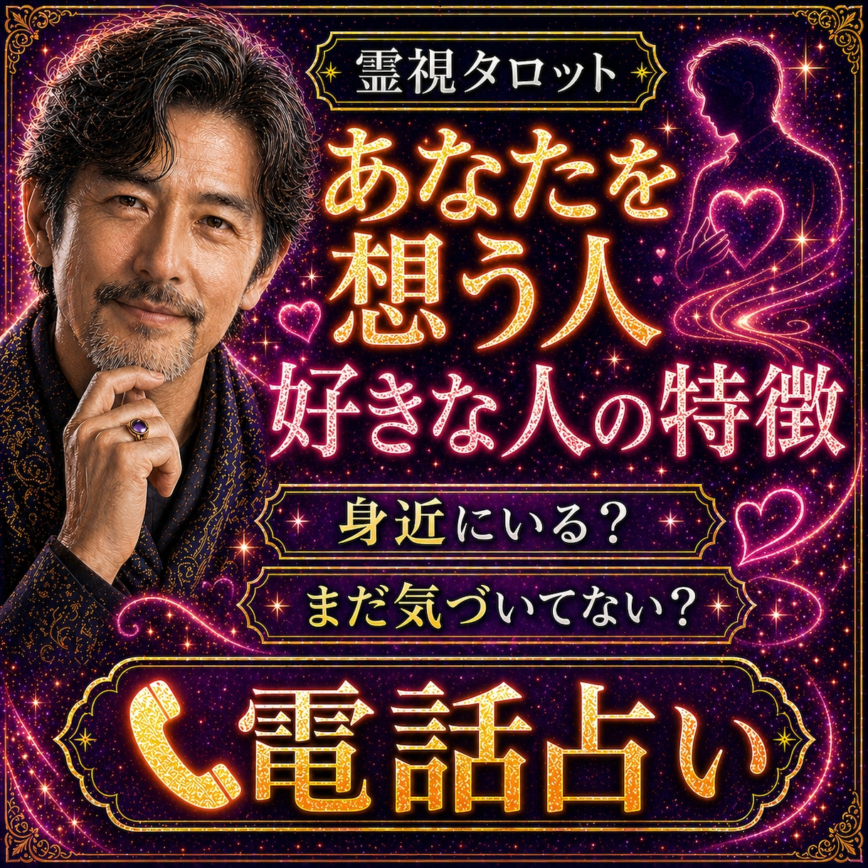 1分〜OK！あなたを想う人｜好きな人をみます 身近にいる？まだ気づいてない？好意の流れを電話で整理します イメージ1