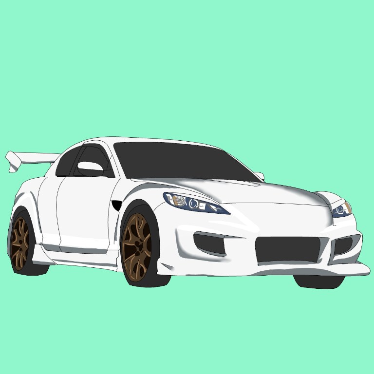 写真トレスにて車のイラスト書きます スポーツカー、乗用車まで大歓迎です イメージ7