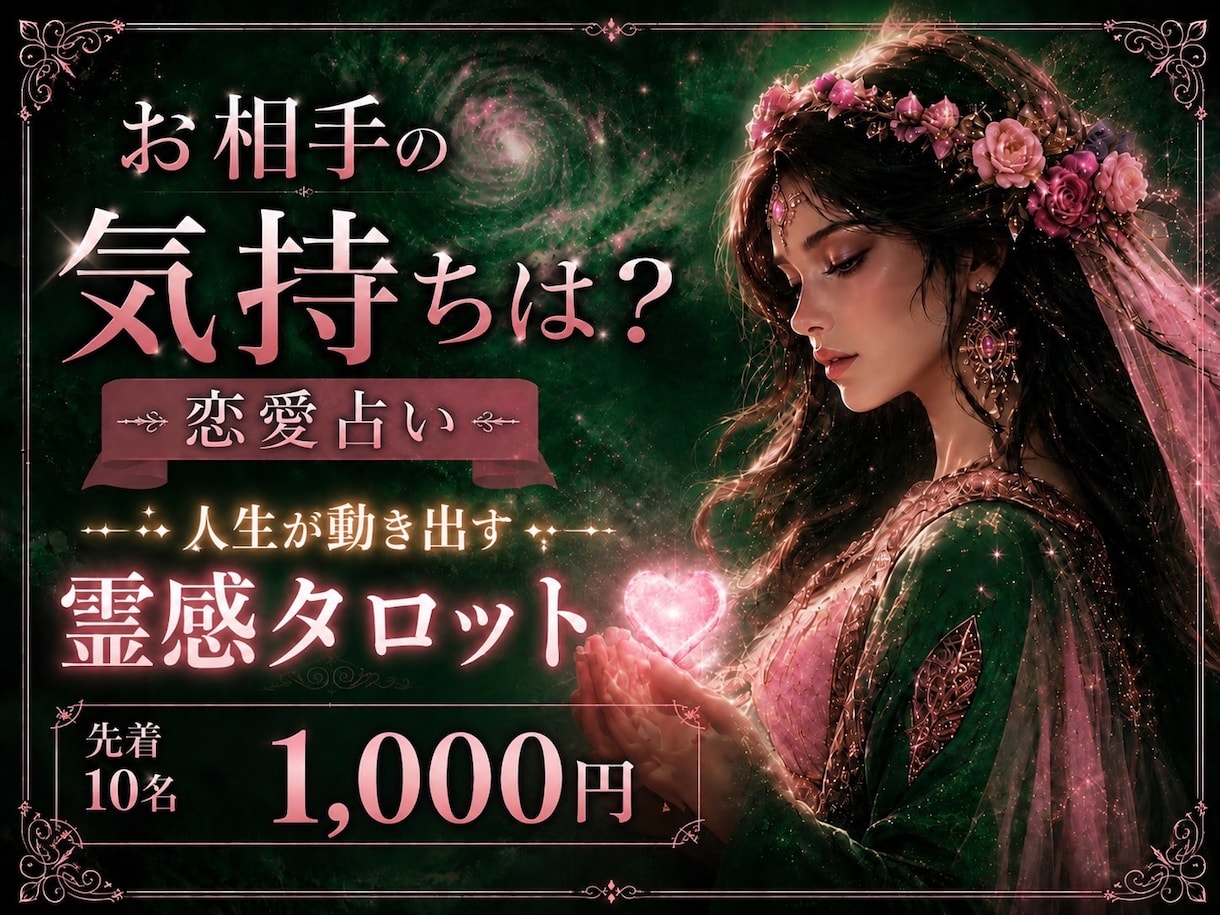 人生が動き出す霊感タロット✖️あの人の本音を見ます 複雑恋愛・復縁・片思い・両想い・カップル・ラインの返信◎ イメージ1