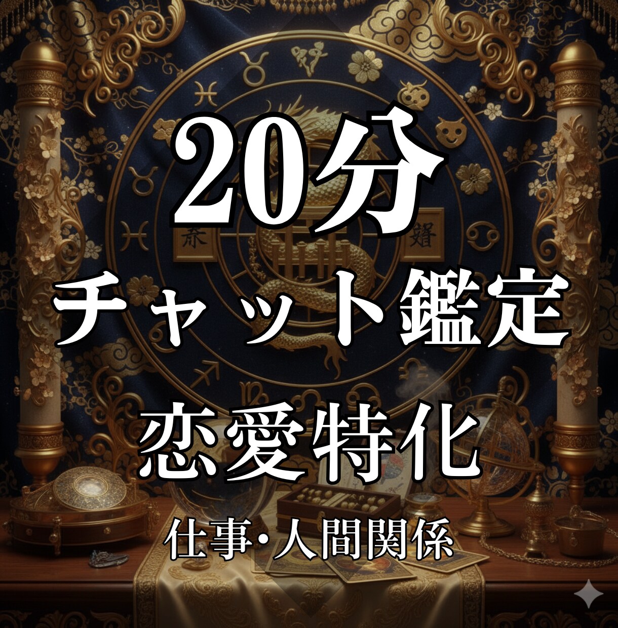 チャット鑑定にて貴方のお悩みを解決にお導き致します 鑑定歴豊富な占い師が、時間内質問無制限でチャット鑑定致します イメージ1
