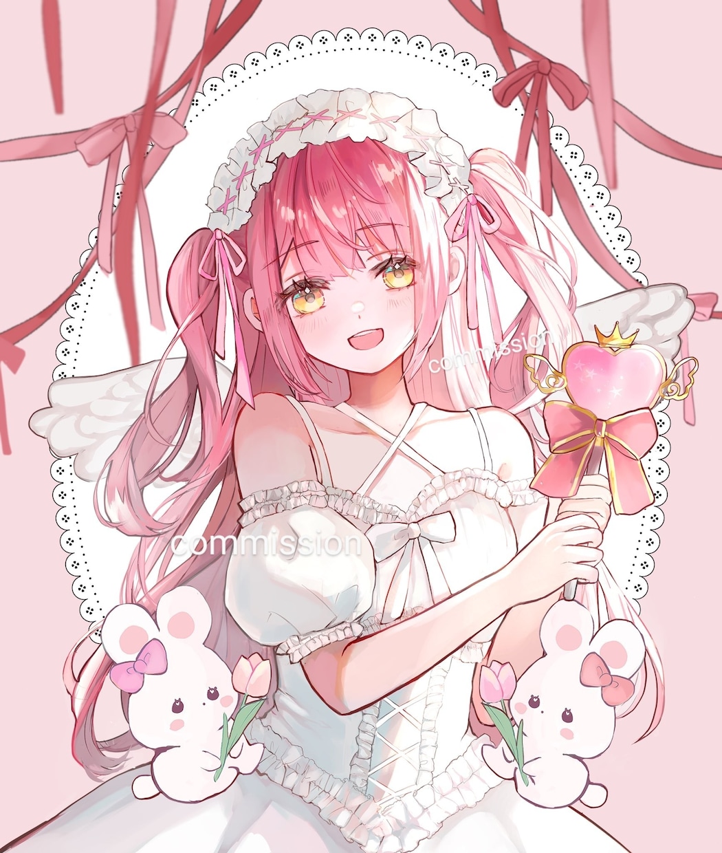 SNS用アイコン等制作します ✿.綺麗可愛い透明感あるイラストならお任せください イメージ1
