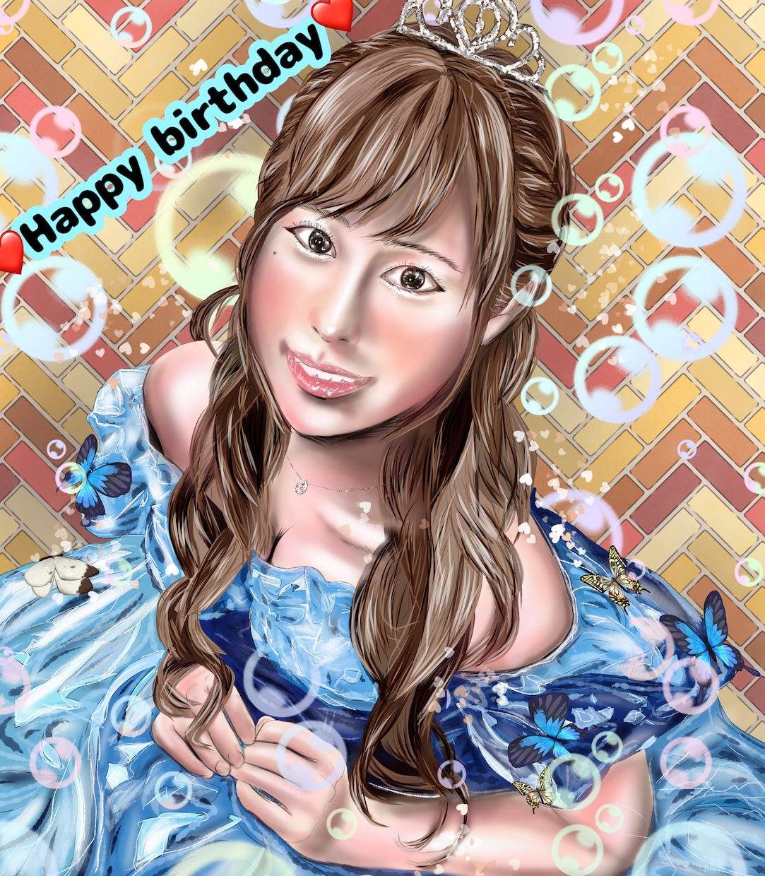 女性の似顔絵を美しく描きます 美女専門イラストレーターの描く似顔絵✨ イメージ1