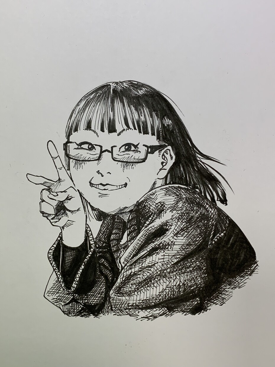 漫画に入ったような、白黒似顔絵お描きします！ます 普通の似顔絵とはちょっと違う、命を吹き込んだ似顔絵です！ イメージ9