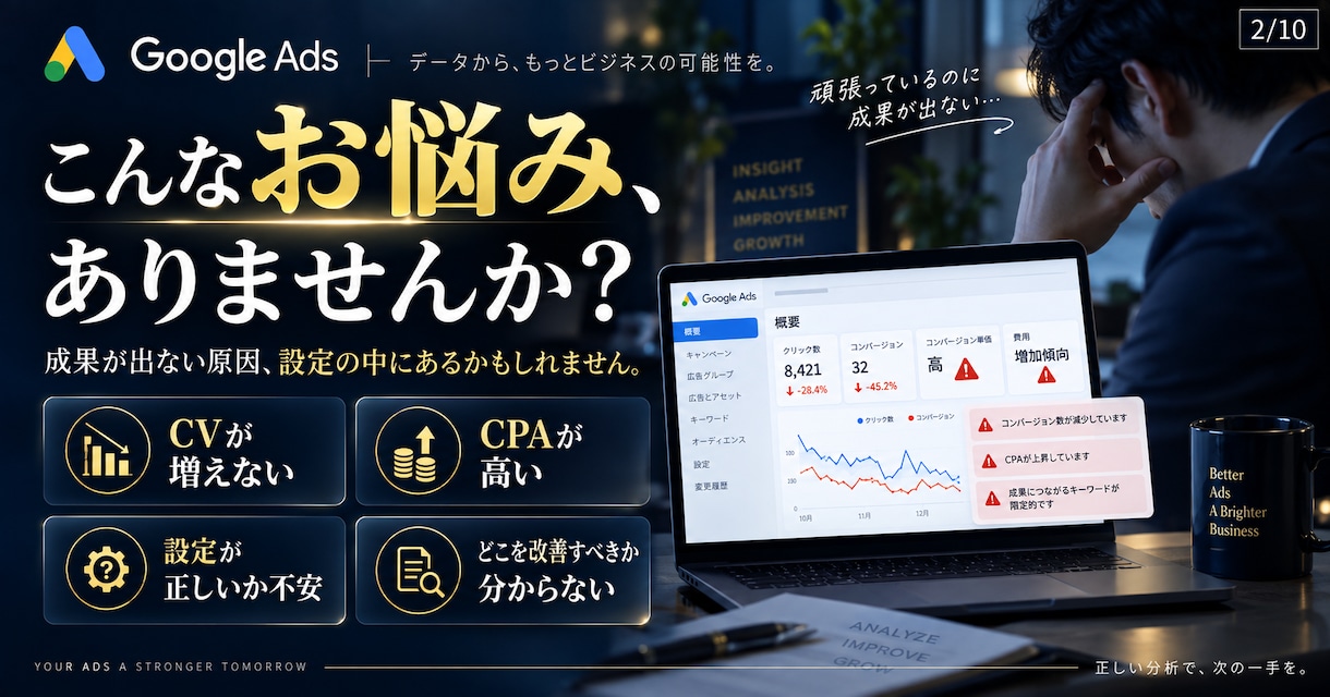 Googleリスティング広告の改善提案します 【実績豊富な認定資格者が対応】リスティング以外や別媒体も可能 イメージ2