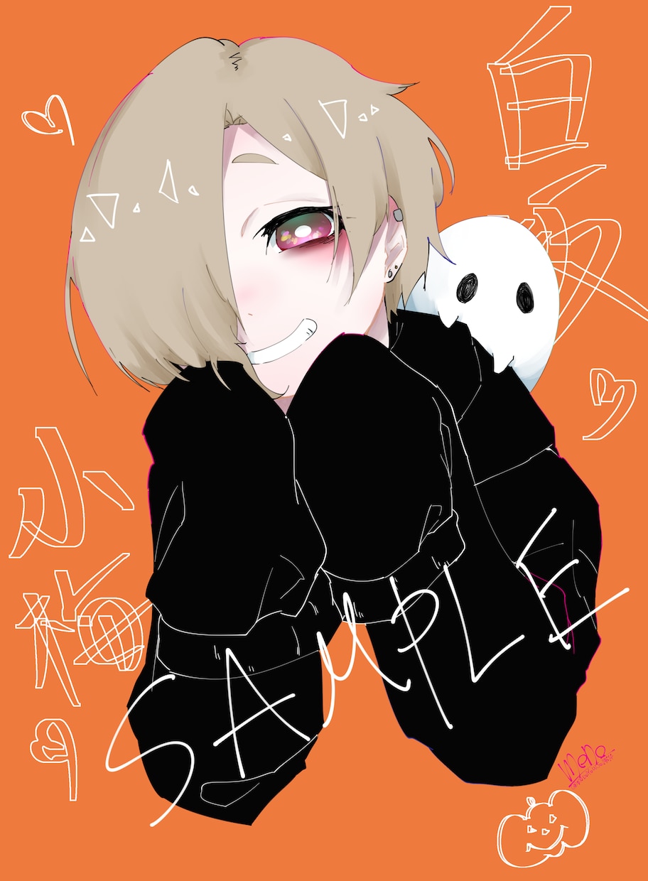 SNS用のアイコン､立ち絵､1枚絵描きますます お任せでキャラクターに合わせた絵柄塗りもできます。 イメージ8