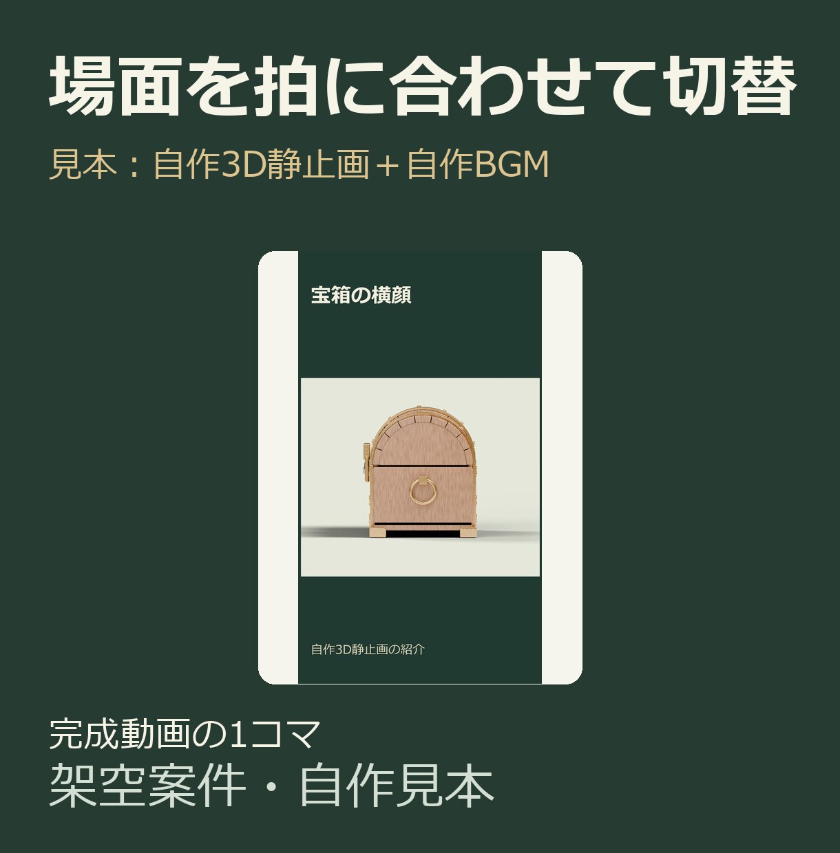 写真とBGMで縦型30秒の紹介動画を作ります 画像5〜10枚でOK。SNS向けの縦長mp4でお渡し イメージ2