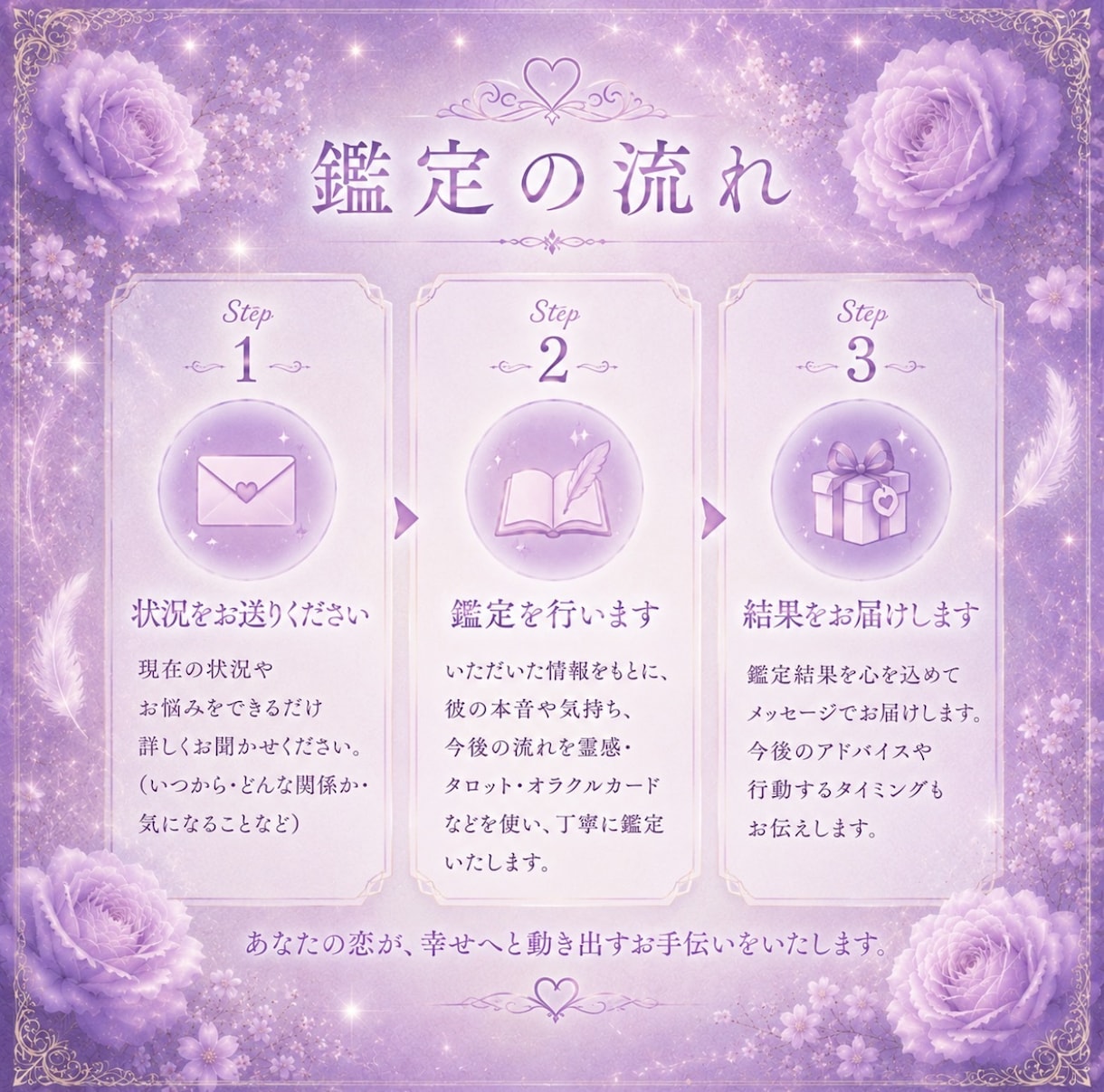 あの人の本音と復縁の可能性を霊視鑑定します 音信不通　既読無視の本音と復縁可能性の考えを霊視鑑定します イメージ5