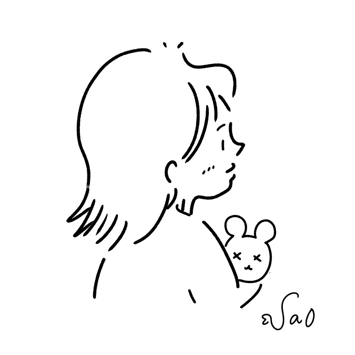 ゆるかわ&シンプルな手描きイラスト描きます アイコンや挿絵、SNSやコラムなど、用途に応じて利用可 イメージ5