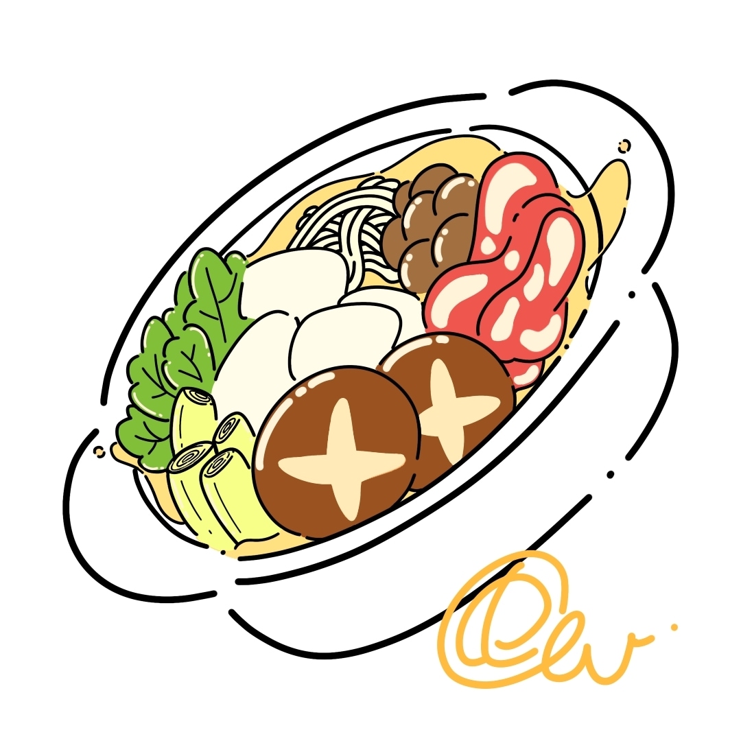 食べ物や飲み物をポップに描きます ポップでかわいいたった１つのイラストを作成します。 イメージ4
