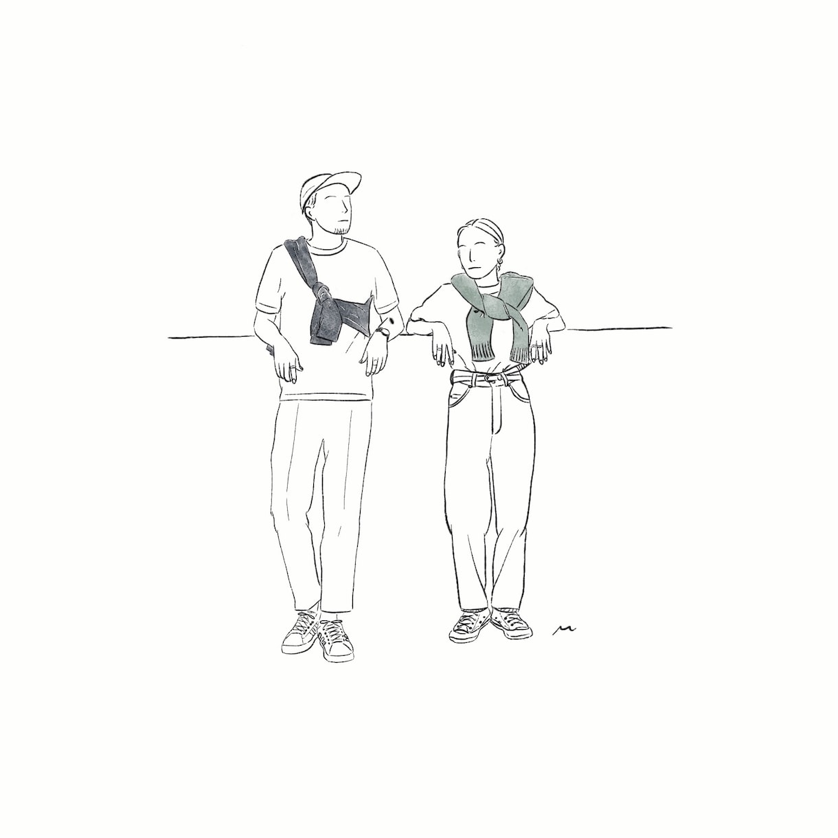 シンプルな線画イラスト描きます 再開しました！いろんなシーンでのイラストも◎ イメージ7