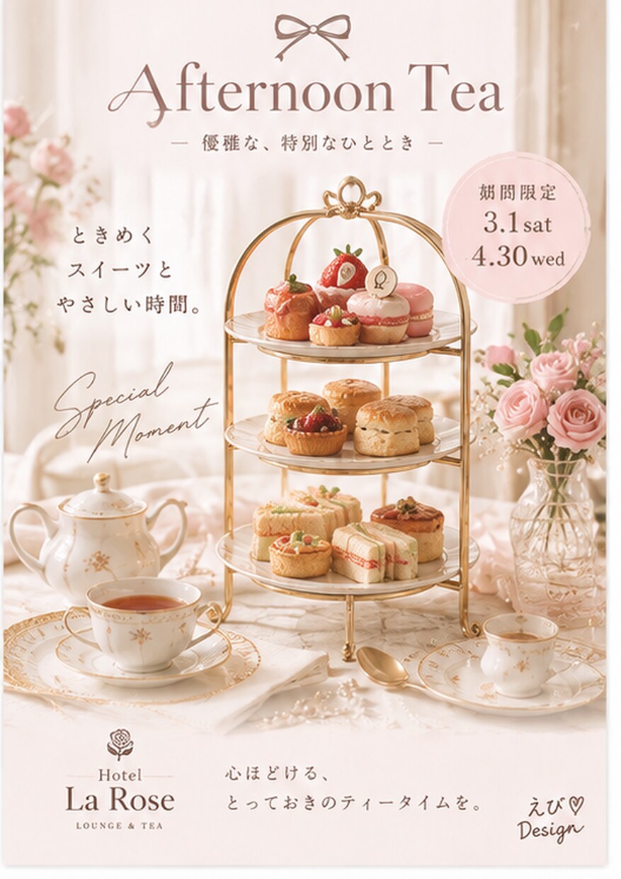 店舗POP・チラシをかわいく作成します 見るたび、ちょっと気分が上がるデザインを♡ イメージ3