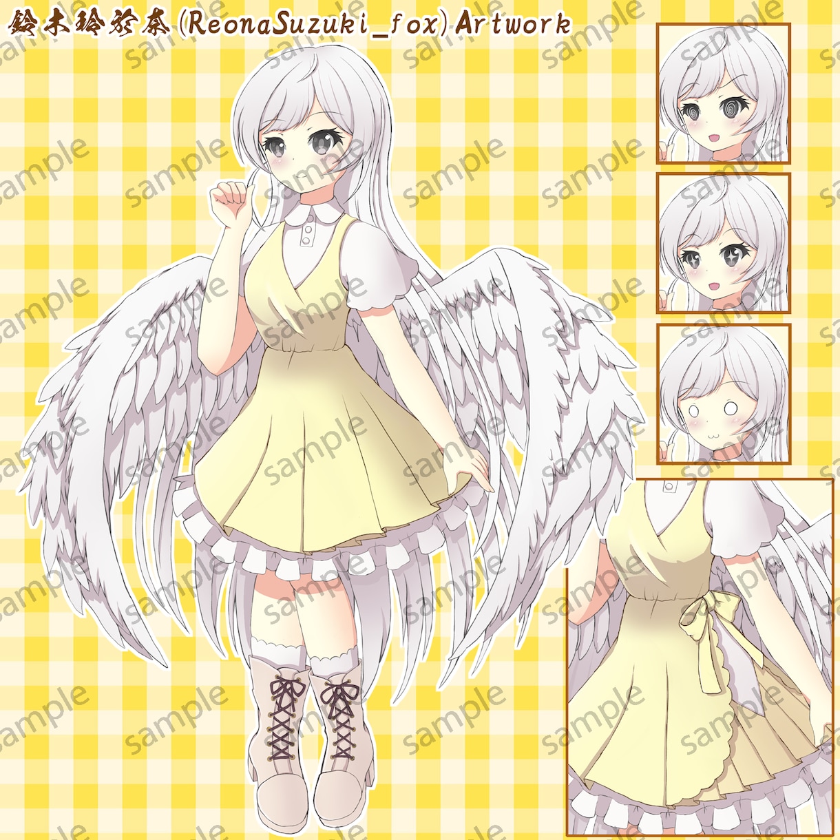 Live2D対応【可愛い】立ち絵を描きます Vtuberからゆっくり実況まで幅広く対応可能です！ イメージ2