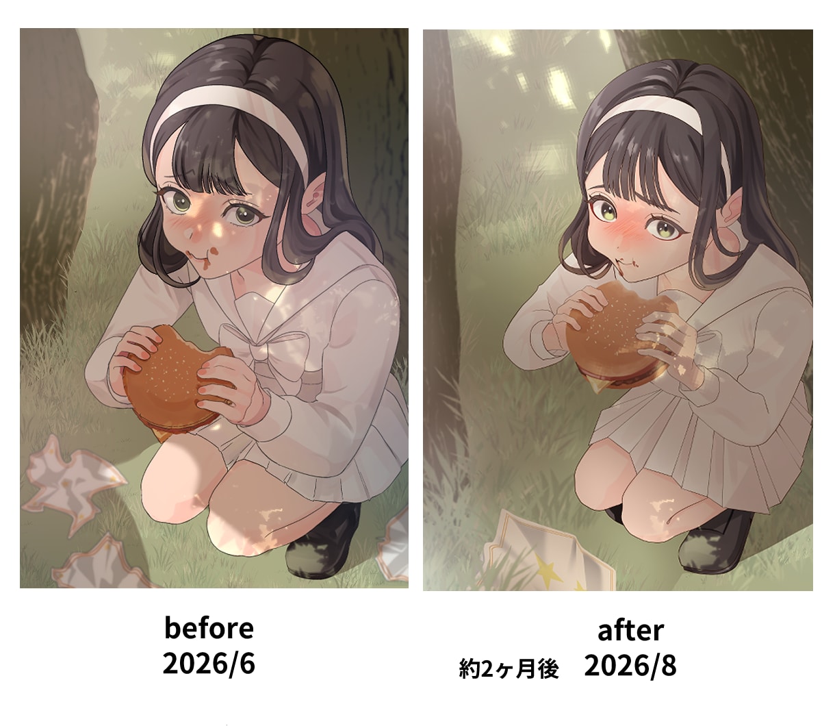 制作者様に寄り添ったイラスト添削します 添削画像をお送り＆解説と質問受付OK♪ イメージ1