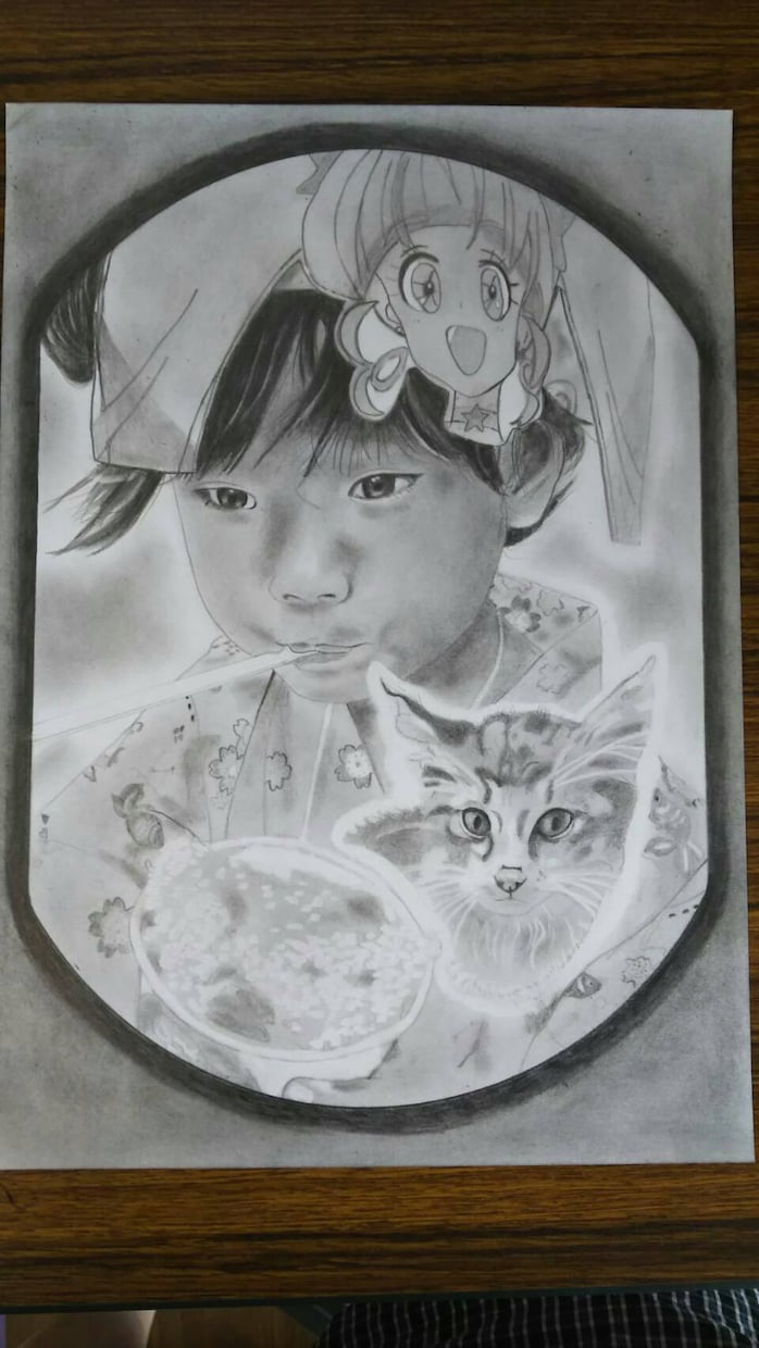 写実的な鉛筆画、ボールペン画等を製作致します 鉛筆画、ボールペン画、革や木製品にも絵を描きます。 イメージ4