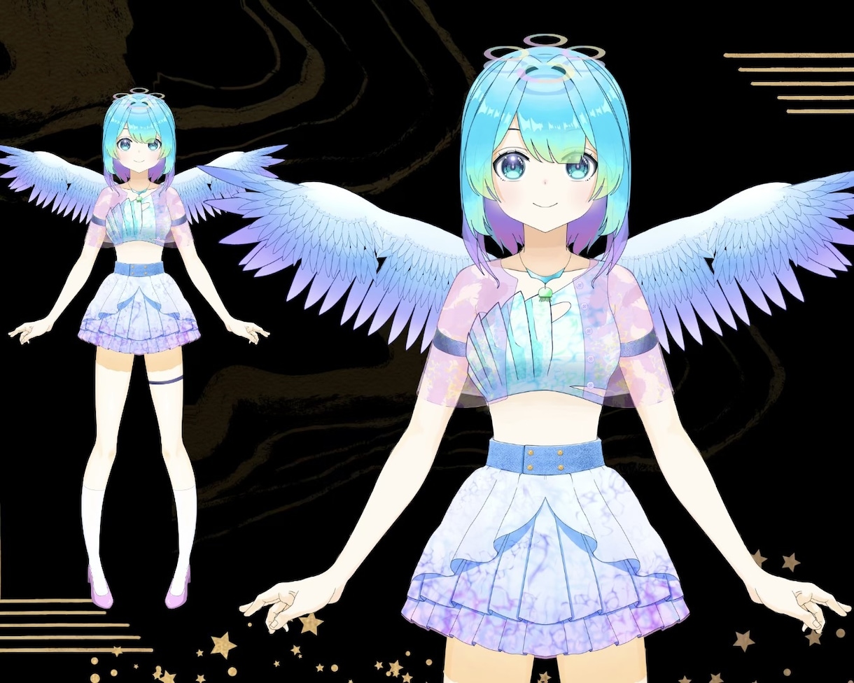 Vtuberキャラデザ〜モデリング　全て制作します 全工程対応！修正無制限！企業並みのクオリティをお届けします！ イメージ2