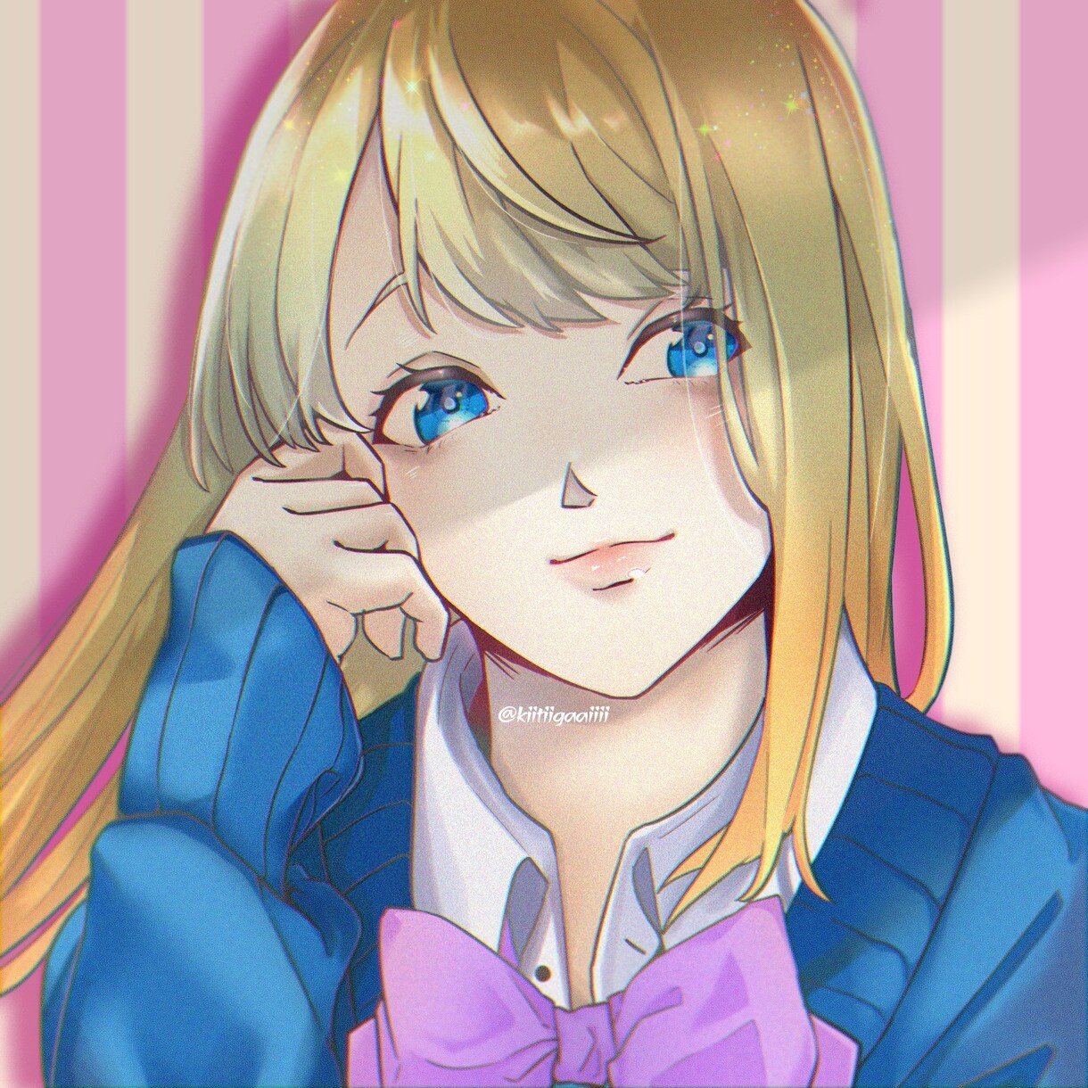 ゲームやSNS用アイコン描かせていただきます 可愛くてかっこいいキラキラした女の子が得意です！ イメージ4