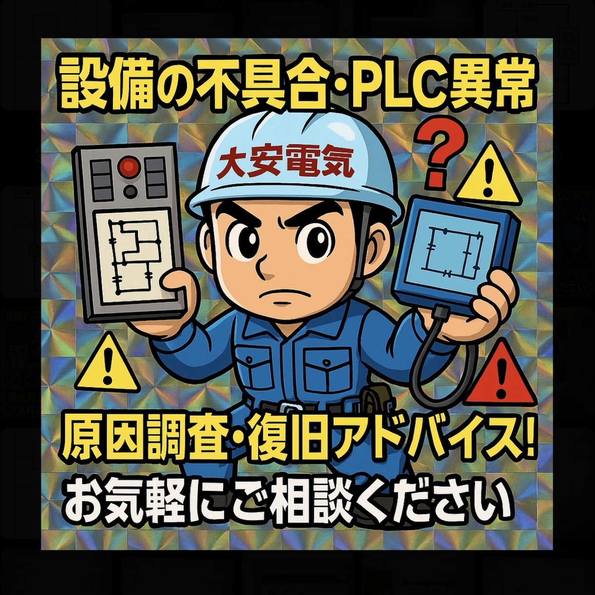 電気のご相談 ！現役プロが丁寧にお答えします 電気の不具合・質問、何でも相談ください！ イメージ1