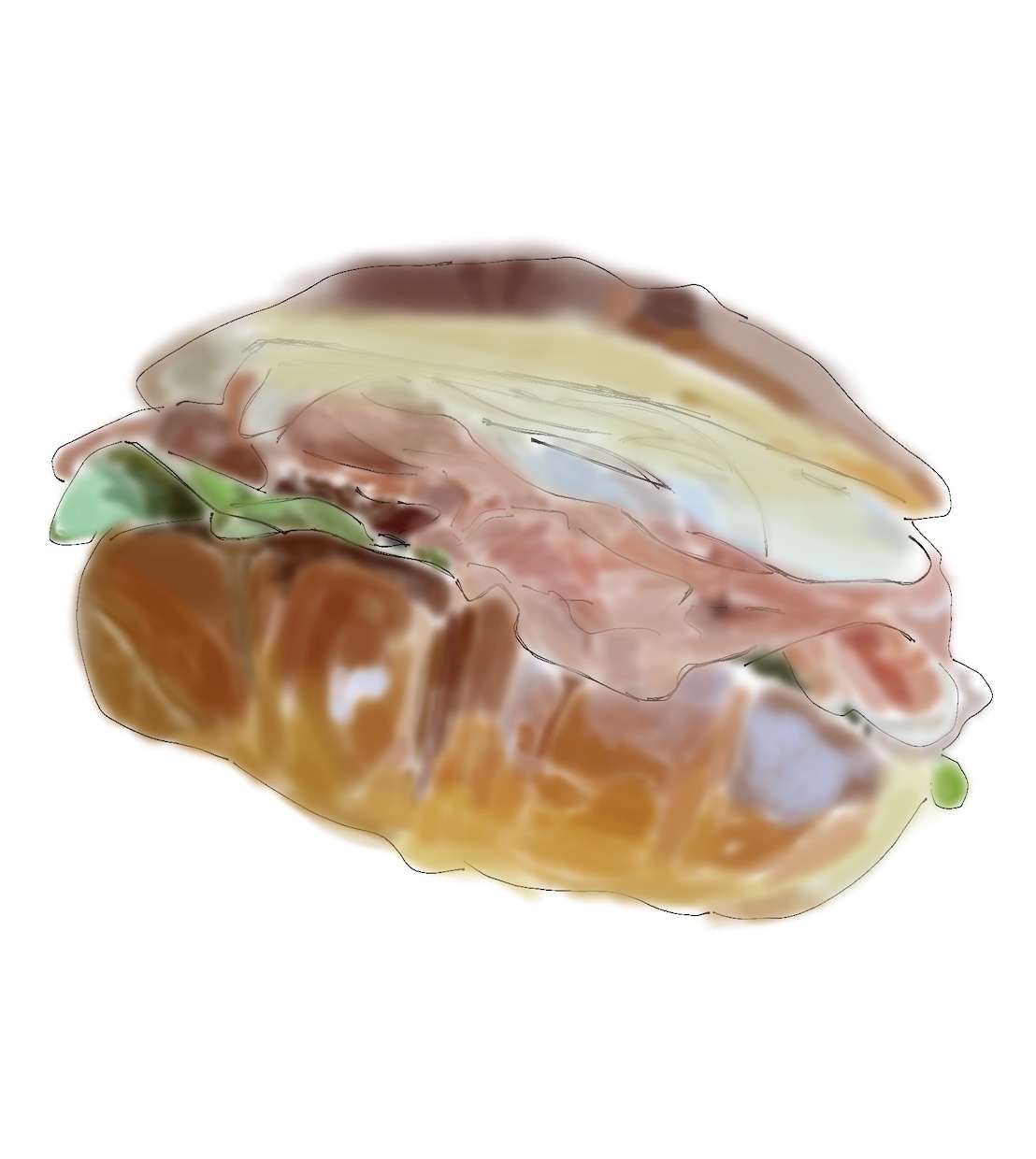 カフェやスイーツの写真を温もりイラストに仕上げます メニュー、POP、SNS用にもぴったりの柔らかいイラスト。 イメージ1