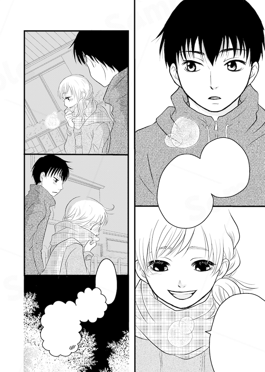自作ネームがある方専門！作画〜清書仕上げ代行します 元プロ漫画家が女性漫画・少女漫画風に執筆◆個人・同人誌向き◎ イメージ5