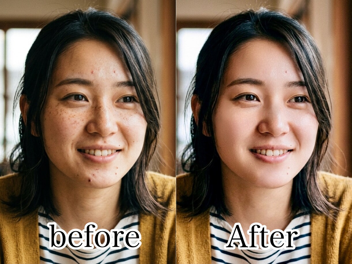 プロフ、コスプレ、想い出の写真を可愛く綺麗にします 当日即納！最短数時間◆満足いただけるまで無料調整OKです イメージ1