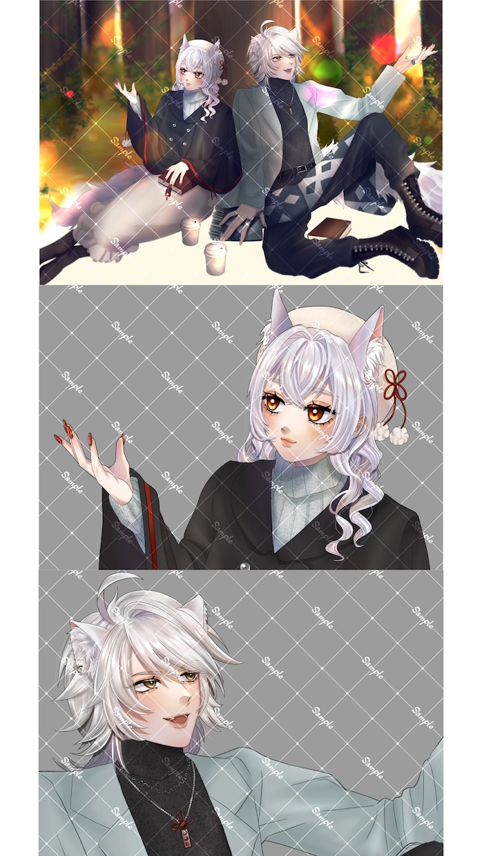 Vliverさん向け一枚絵制作いたします ギャルがお届けする、Vliverさん向け一枚絵♡ イメージ4