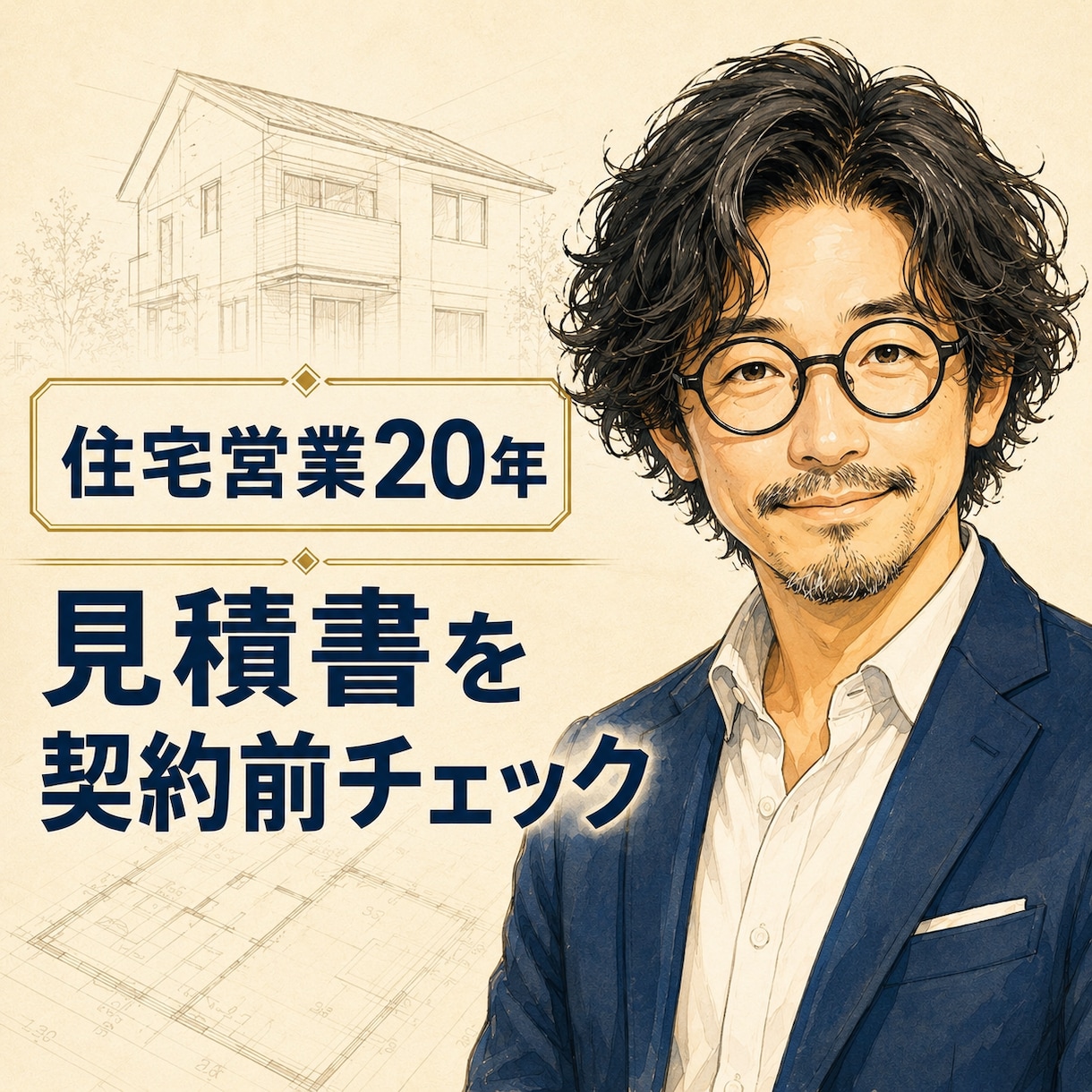 住宅営業20年の目線で見積と提案を診断します 見積り・営業トーク・契約前の注意点を購入者目線で確認します イメージ1