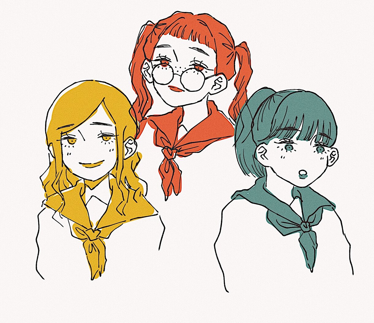 ゆるい女の子のアイコン描きます かわいいアイコンでSNSしませんか？？ イメージ5