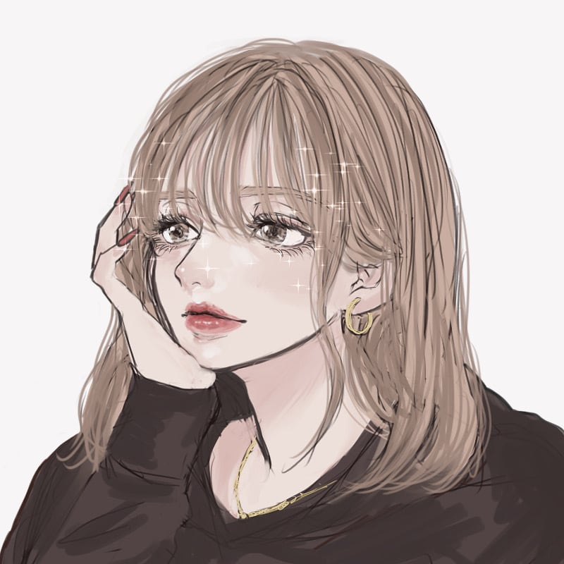 韓国風｜クールで綺麗めな女の子イラスト描きます 可愛いだけじゃ物足りない。ダークなイラストを探している貴方へ イメージ3