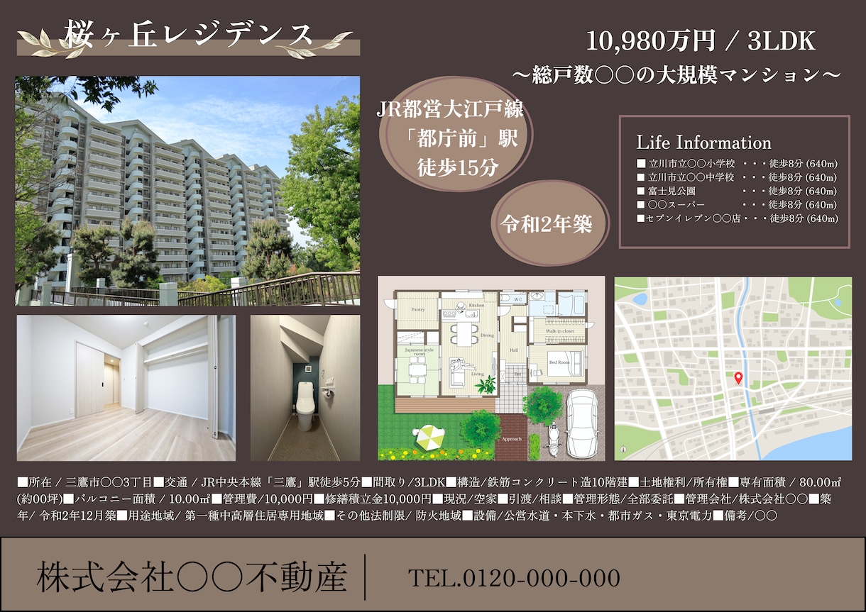 低価格！宅建士が反響に繋がる販売図面を作成します 納品後の価格変更など、修正もきちんと対応いたします！ イメージ1