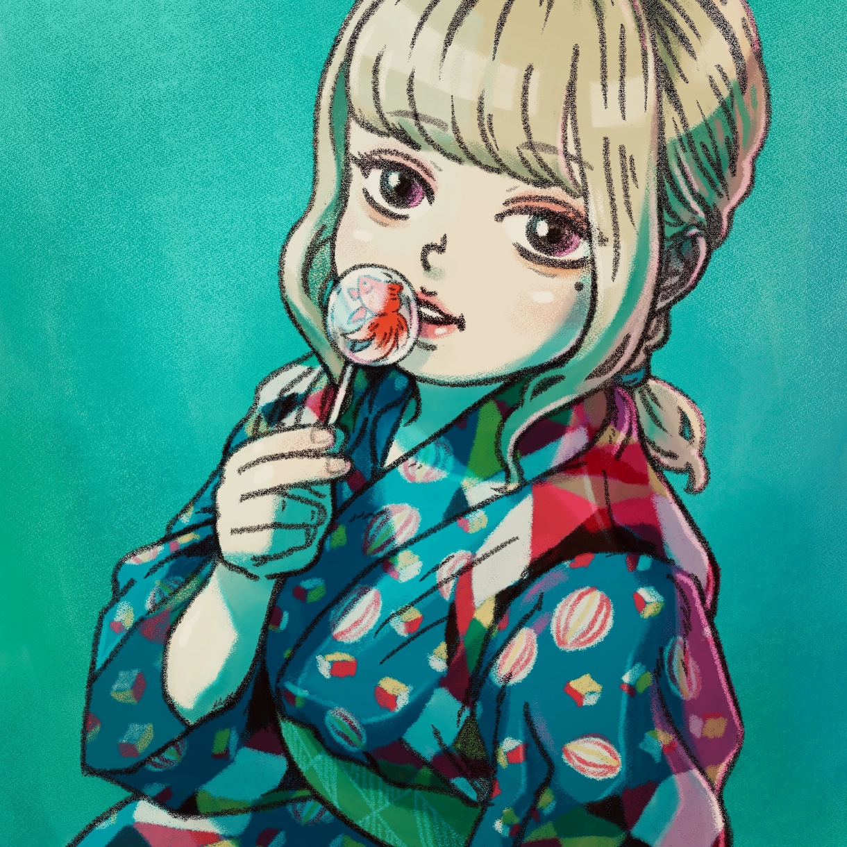 主に女の子描きます、たまに人以外も描きます どことなく気だるいかんじがお好きな方に イメージ5