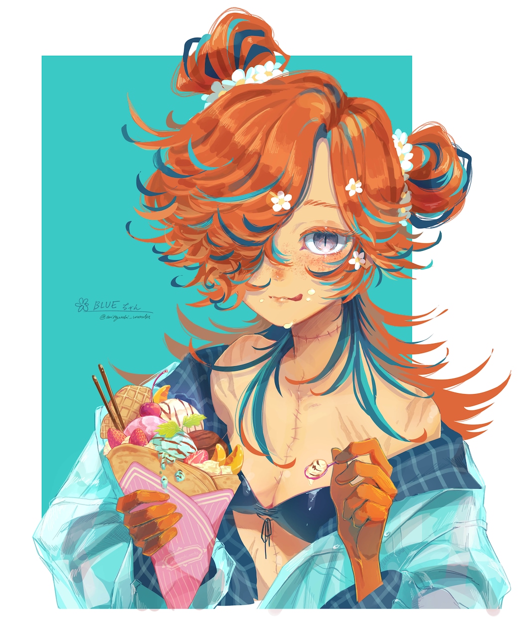 目を引く鮮やかでポップなキャラクターを描きます 鮮やかカラーで、キャラクターの魅力を最大限に！ イメージ1