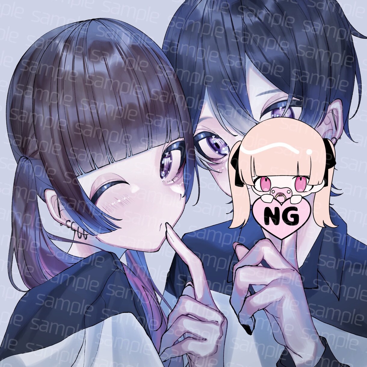 SNS用のアイコンや夢絵を制作致します あなただけの特別な1枚をお届けさせて頂きます！ イメージ3
