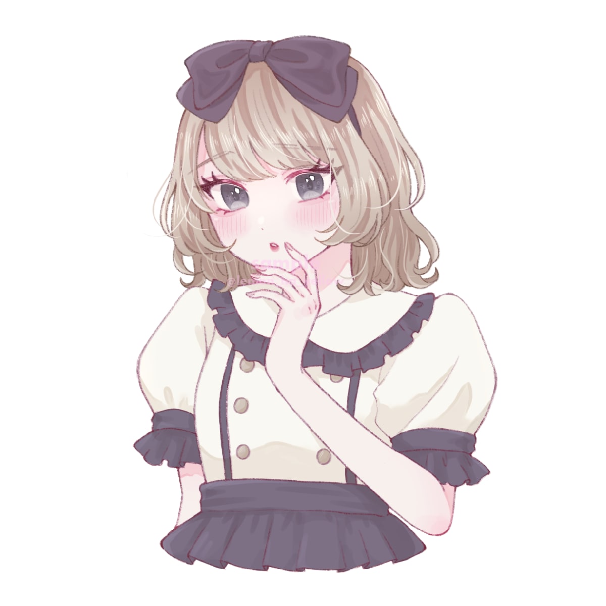 ふんわり可愛いアイコンを描きます 優しい雰囲気で制作します♪各種SNSなどにどうぞ イメージ9