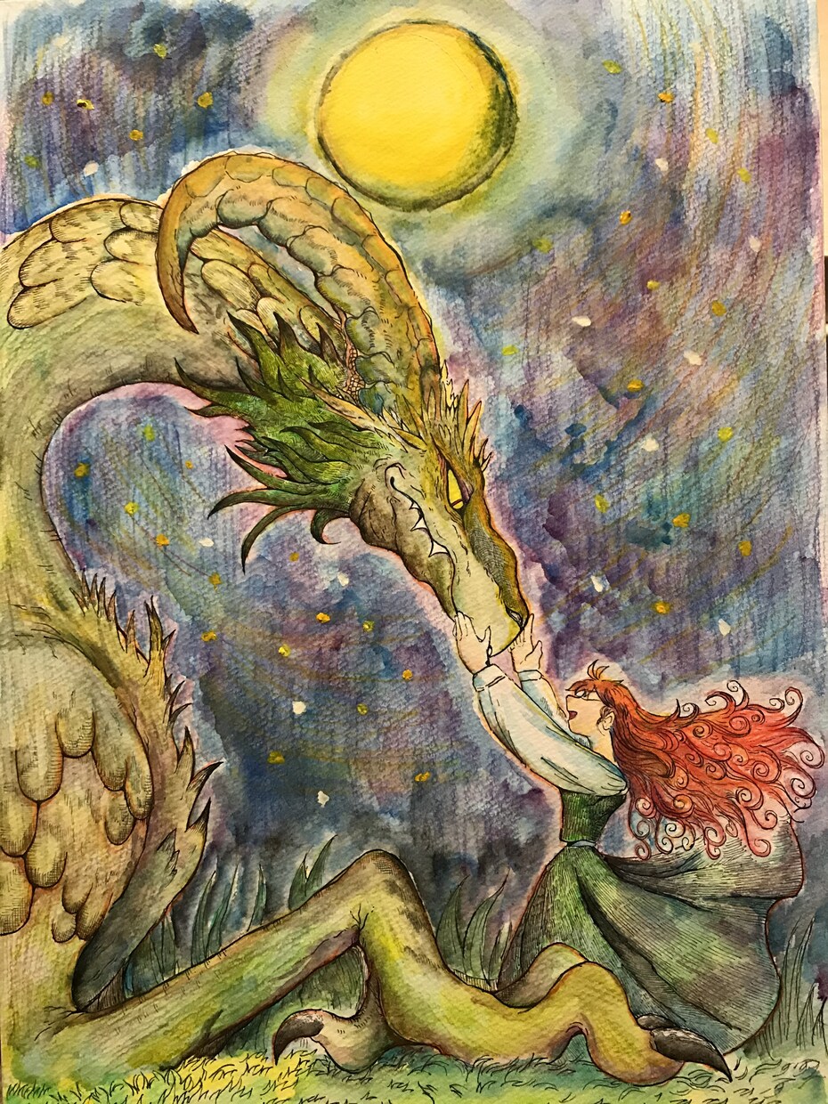 アナログでイラストを描きます ペン画で現存する動物や幻想的な動物を描きます。 イメージ8