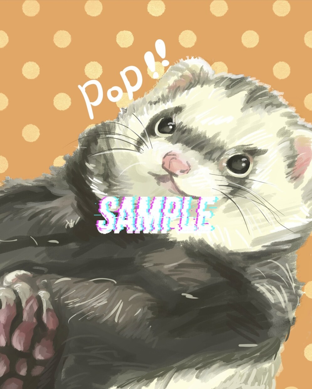 大切なペットを可愛くお描きします 大切なペットの似顔絵をお写真を元に可愛く作成致します♫ イメージ1