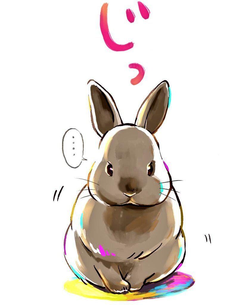 うさぎの似顔絵＜簡易版＞描きます マンガのようなかわいい絵柄、自由なポーズでお描きします。 イメージ8