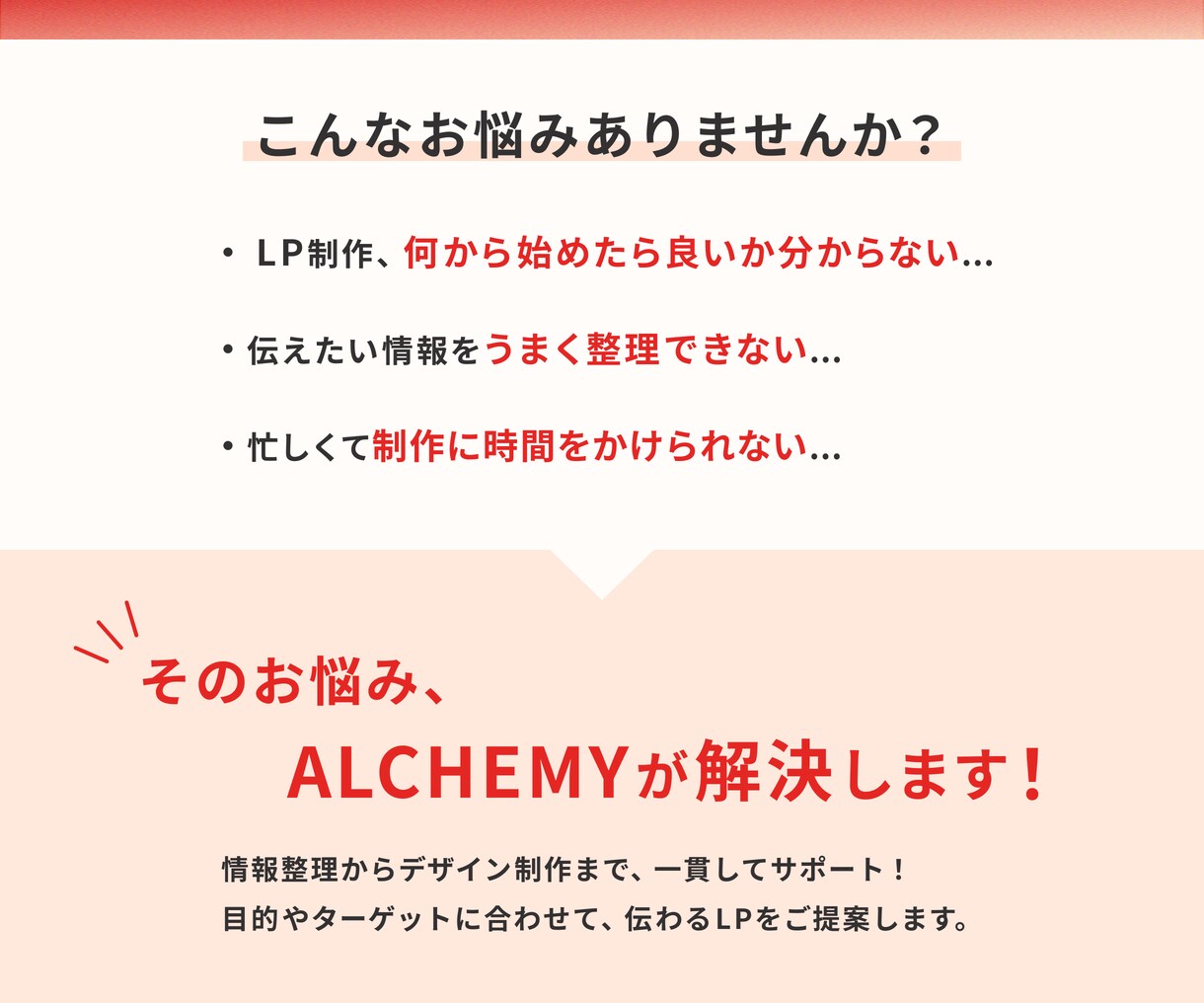 ペライチのオリジナルLPを作成します サービスの良さが伝わるLP制作 イメージ3
