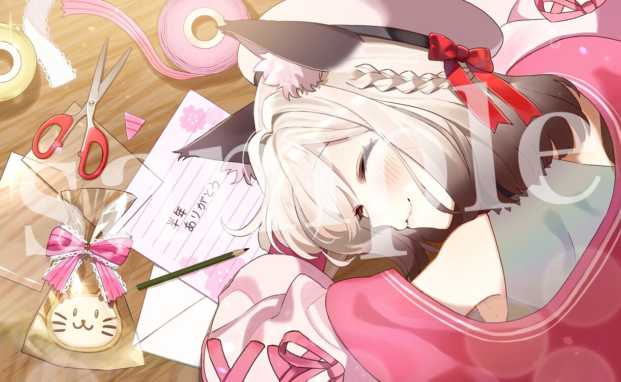 商業利用◎理想の一枚絵や立ち絵を制作します グッズやサムネ等ご要望に沿った一枚絵、立ち絵を制作します！ イメージ8